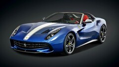 Ferrari Pininfarina Car blue cars Racing Stripes
