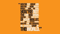 Fight Club quote Movies Simple Background Typography