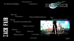 final fantasy vii Zack Fair video games