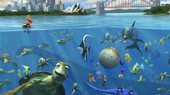 Finding Nemo fish turtle Sea split-view sydney opera house