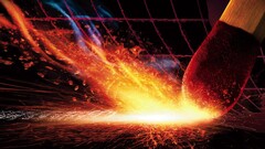 fire digital art matches flame painter