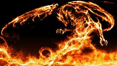 fire dragon fantasy art