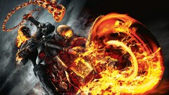 fire Ghost Rider motorcycle