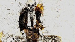 fire skull Alex Cherry artwork