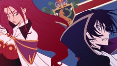 flag lamperouge lelouch cornelia li britannia anime girls Anime