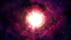 flash Space Stars galaxy flares space art digital art