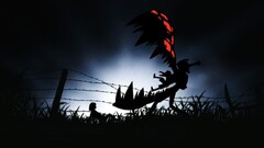 flcl Canti Anime fence dark