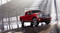 Ford F-250 Ford Car vehicle red cars pickup trucks
