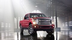 Ford F-250 Ford pickup trucks red cars vehicle