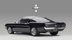 Ford mustang muscle cars Car black cars Vintage car