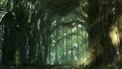 forest Trees artwork fantasy art