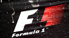formula 1 logo Sport water drops
