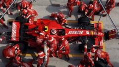formula 1 Scuderia Ferrari Car racing Sport race cars Pit stop