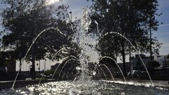 fountain water outdoors