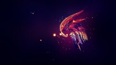 fractal digital art abstract feathers