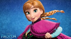 Frozen (movie) redhead blue eyes digital art Animated Movies
