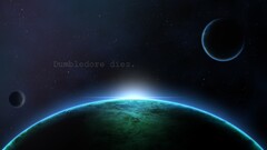 fuckscape humor Space planet Albus Dumbledore spoilers