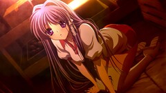 fujibayashi kyou Clannad Anime anime girls kneeling