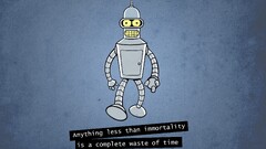 Futurama Bender Typography humor robot TV