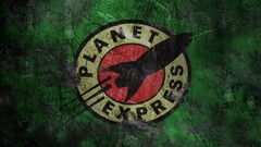 Futurama Planet Express logo fictional logo TV