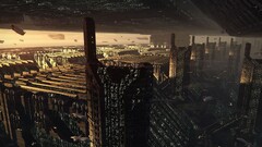 futuristic futuristic city digital art
