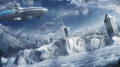 futuristic ice science fiction vehicle artwork Star Wars Ships