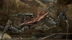 futuristic science fiction artwork