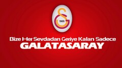 Galatasaray S.K. 1905 (Year) red background Typography