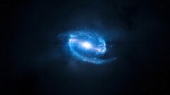 galaxy spiral galaxy space art Space digital art NGC 1300