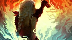 game of thrones Daenerys Targaryen artwork fan art dragon blonde