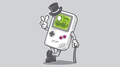 gameboy vintage video games gray top hats top hat
