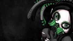 gas masks anime girls Anime