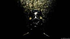 gas masks apocalyptic dark
