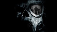 gas masks apocalyptic reflection horror