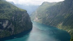 geiranger Geirangerfjord landscape fjord nature Mountains water