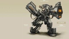 gia mech anime girls Anime machine gun mecha girls