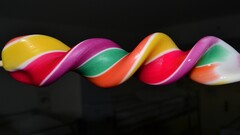 glass black background colorful