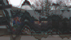 glitch art digital art outdoors