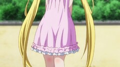 golden darkness to-love-ru long hair blonde red eyes twintails