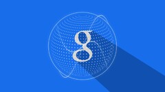 google logo blue background blue