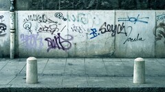graffiti street wall