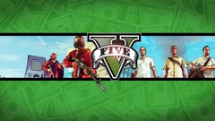 grand theft auto v video games green background