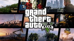 grand theft auto v video games PC gaming collage