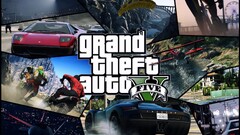 grand theft auto v video games PC gaming video game art collage