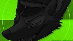 green background hat Simple Background