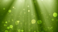 Green digital art abstract dots