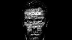 gregory house House M.D. Hugh Laurie typographic portraits