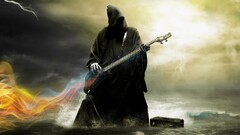 grim reaper bass guitars Gothic