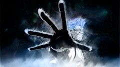 grimmjow jaegerjaquez bleach blue hair hands Espada Anime