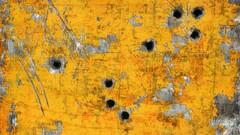 grunge artwork texture yellow bullet holes scratches